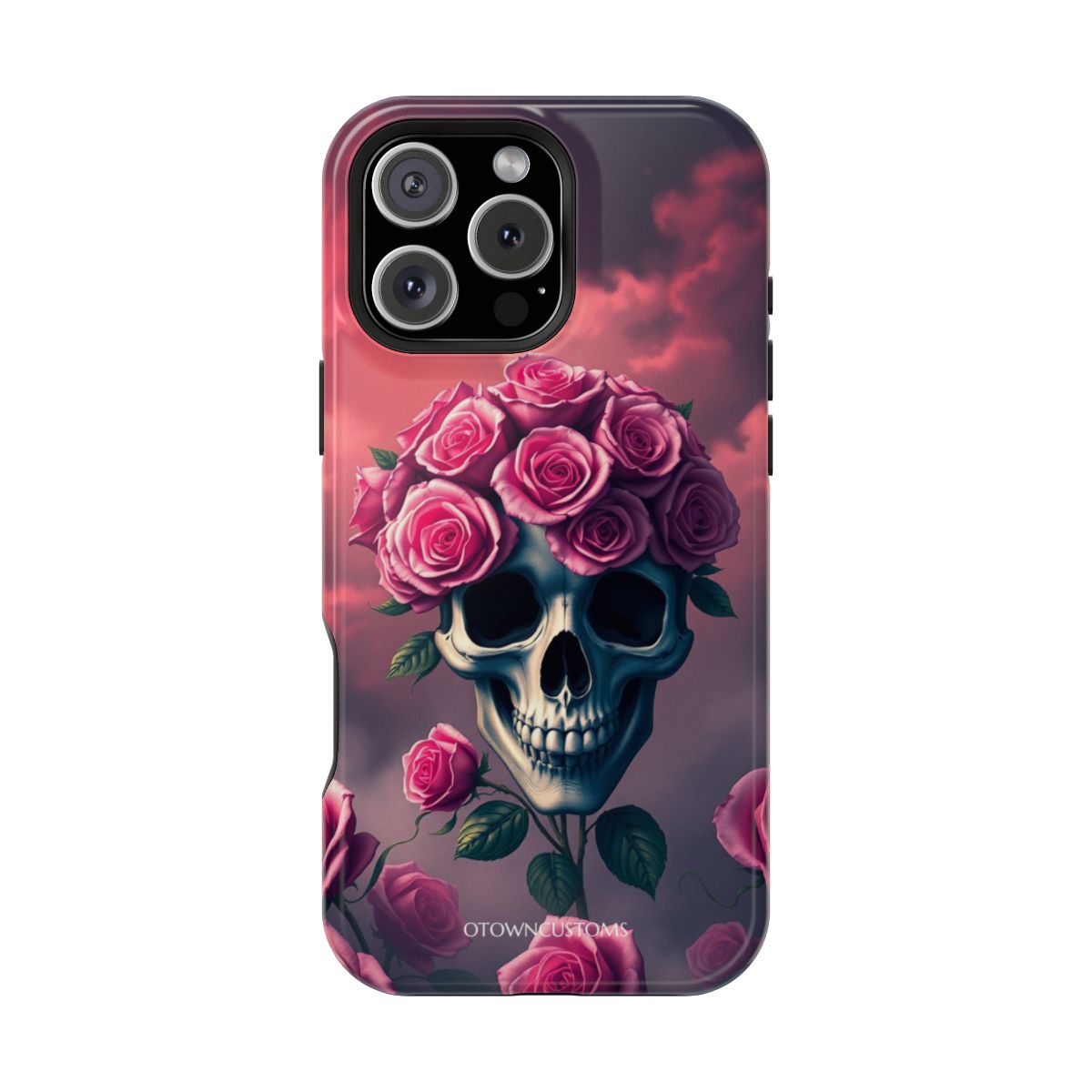 Skull Roses Gothic Floral
