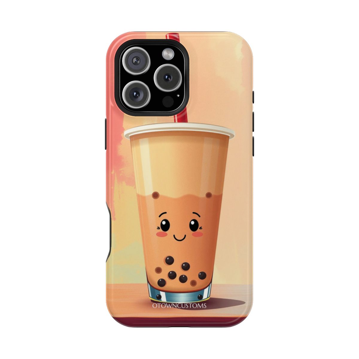 Cute Boba Tea Trendy Illustration