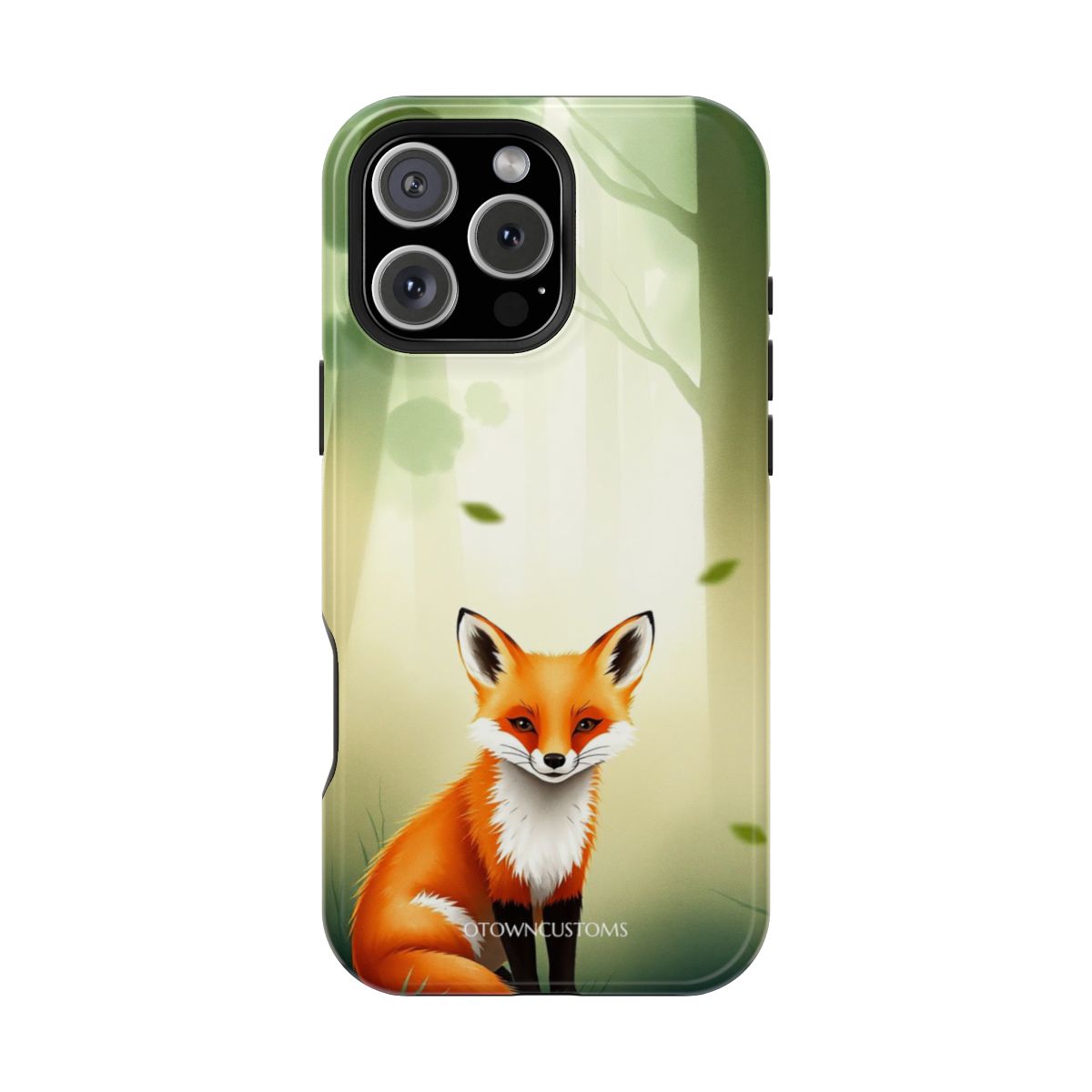 Watercolor Fox Forest Painterly
