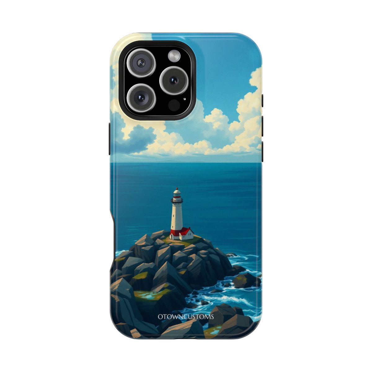 Coastal Lighthouse Stylized