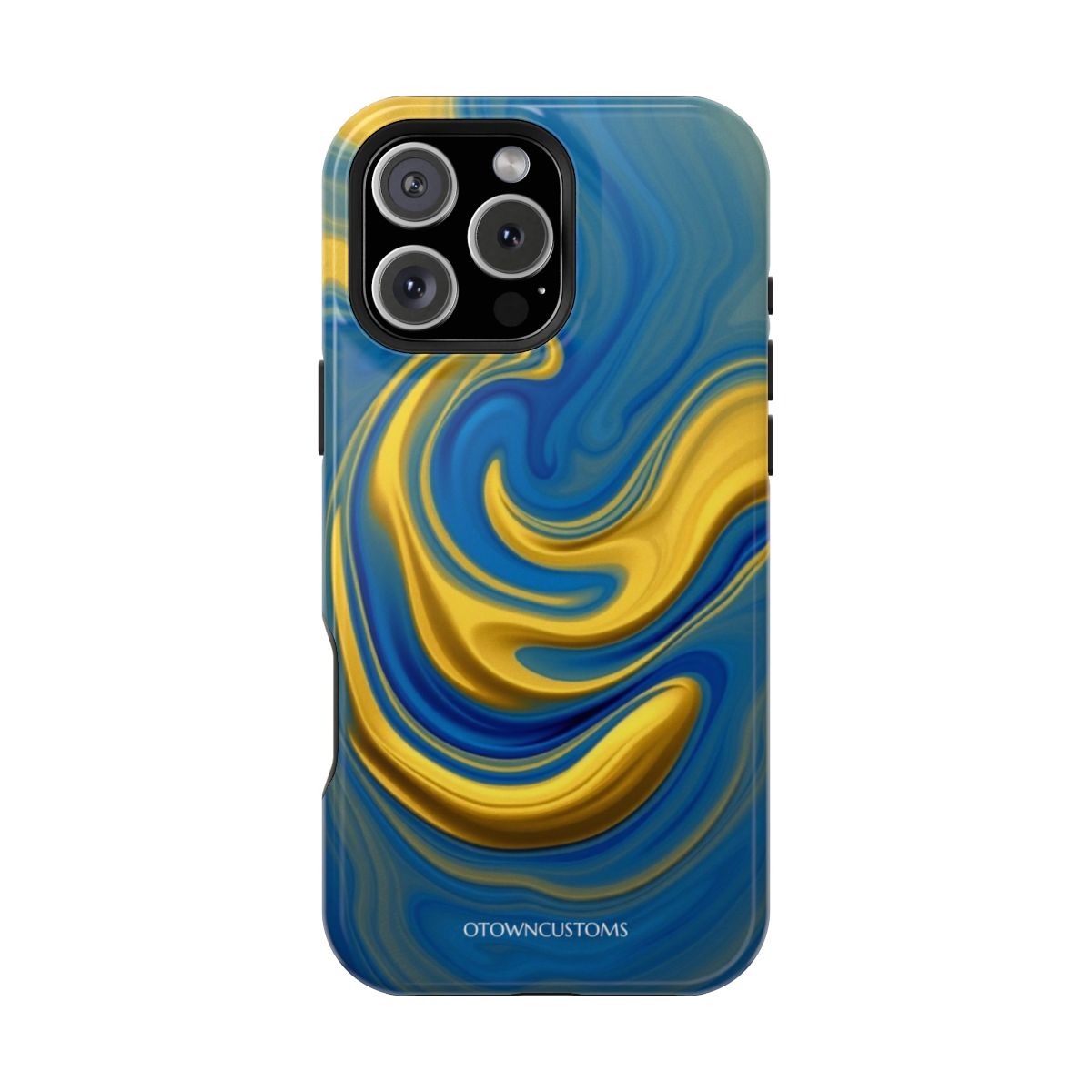 Abstract Fluid Marble Swirl