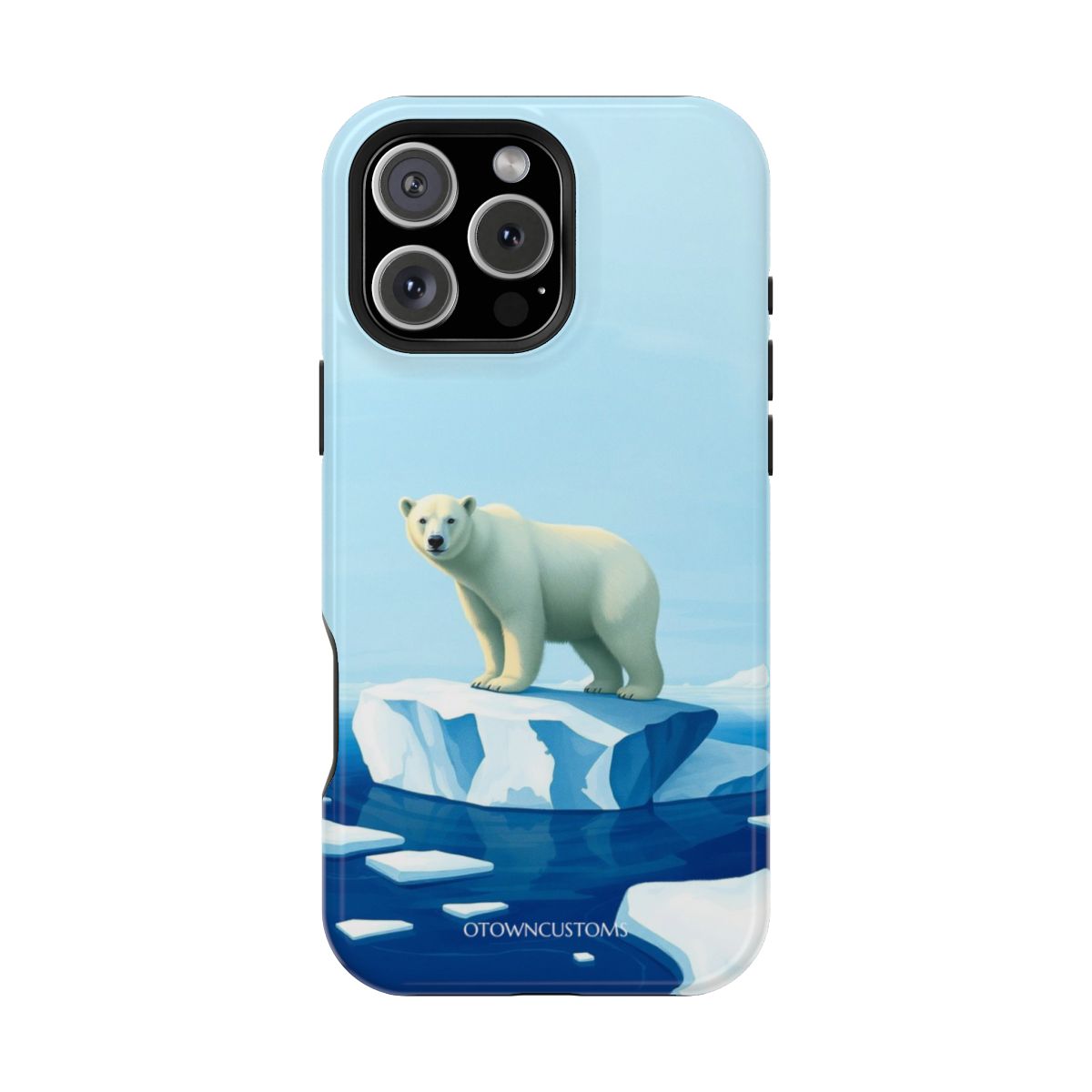 Polar Bear Arctic Iceflow Painterly Digital Art