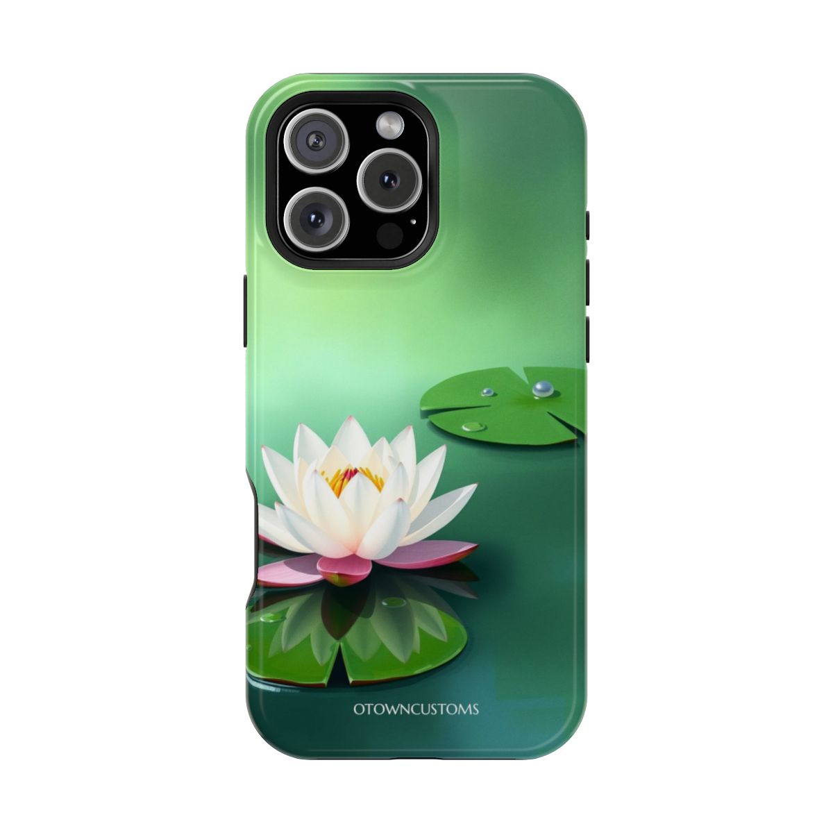 Water Lily Pond Serene Digital Art