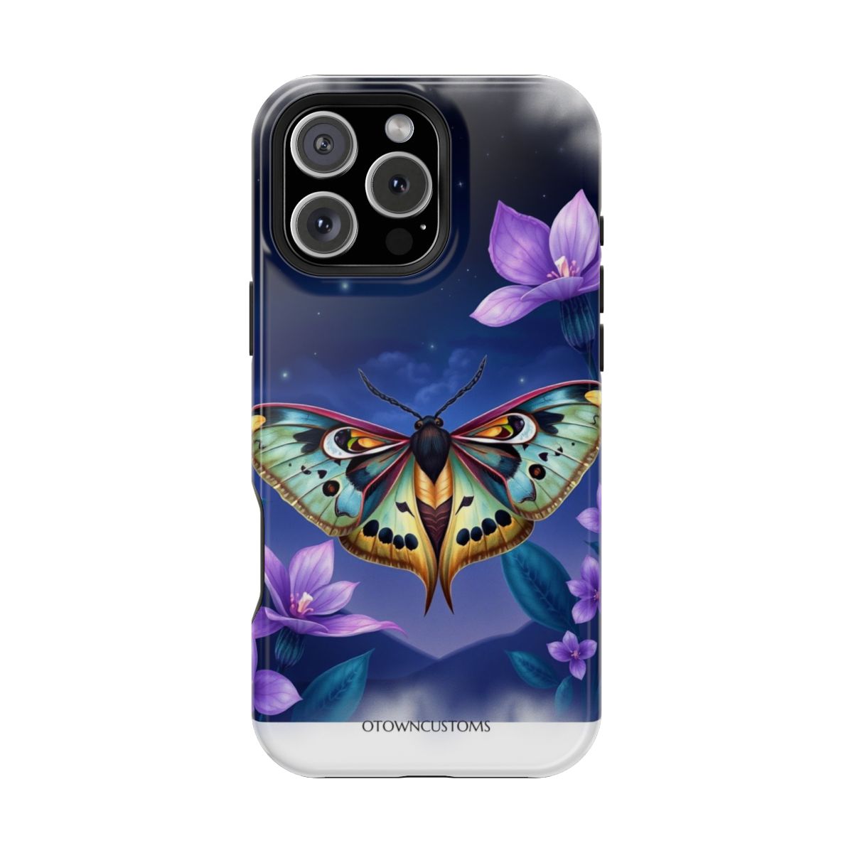Whimsical Fantasy Mystic Moth Night Bloom