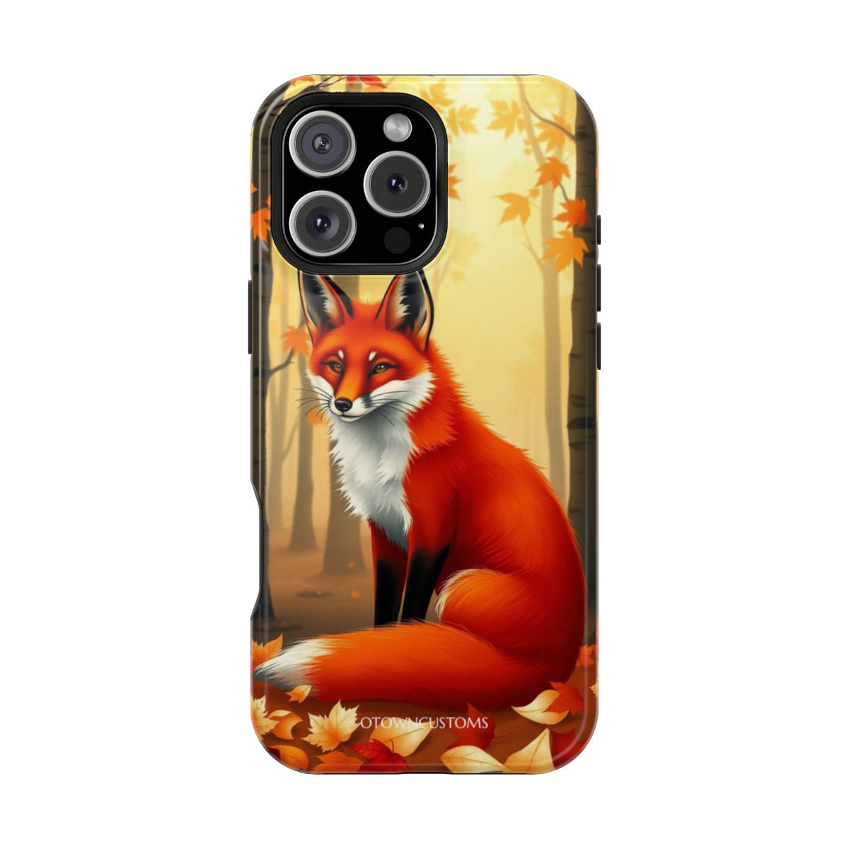 Painterly Autumn Fox Forest