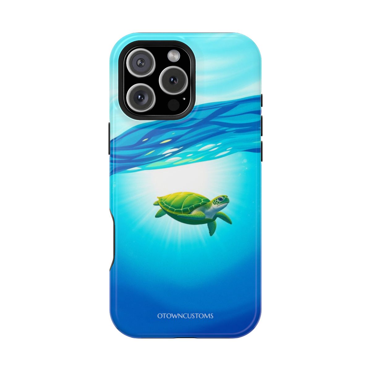 Sea Turtle's Journey Underwater Scene