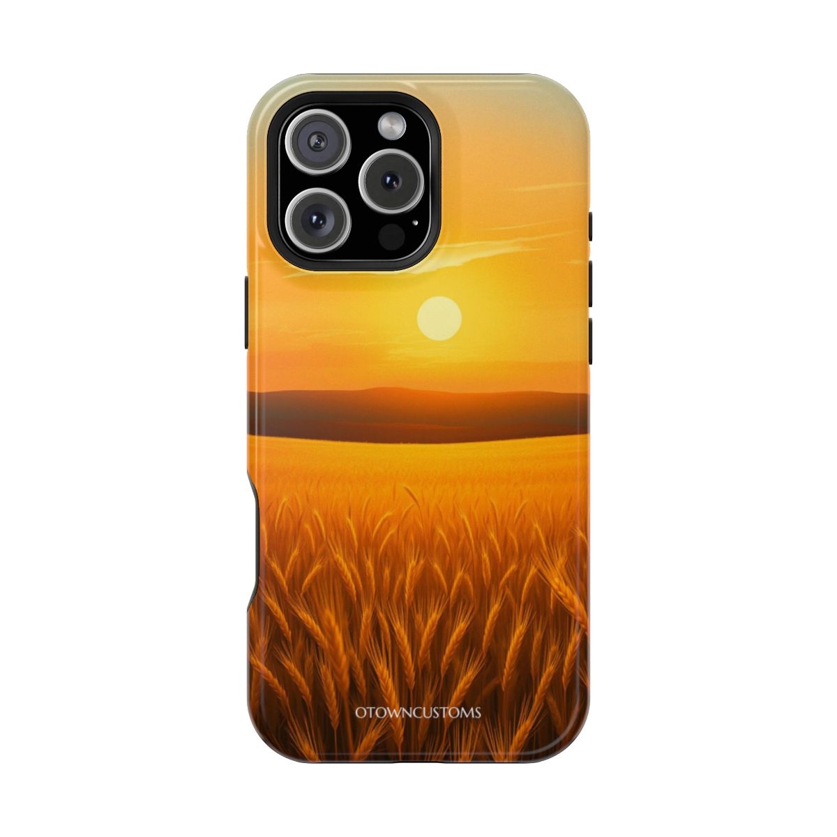 Golden Hour Wheat Field