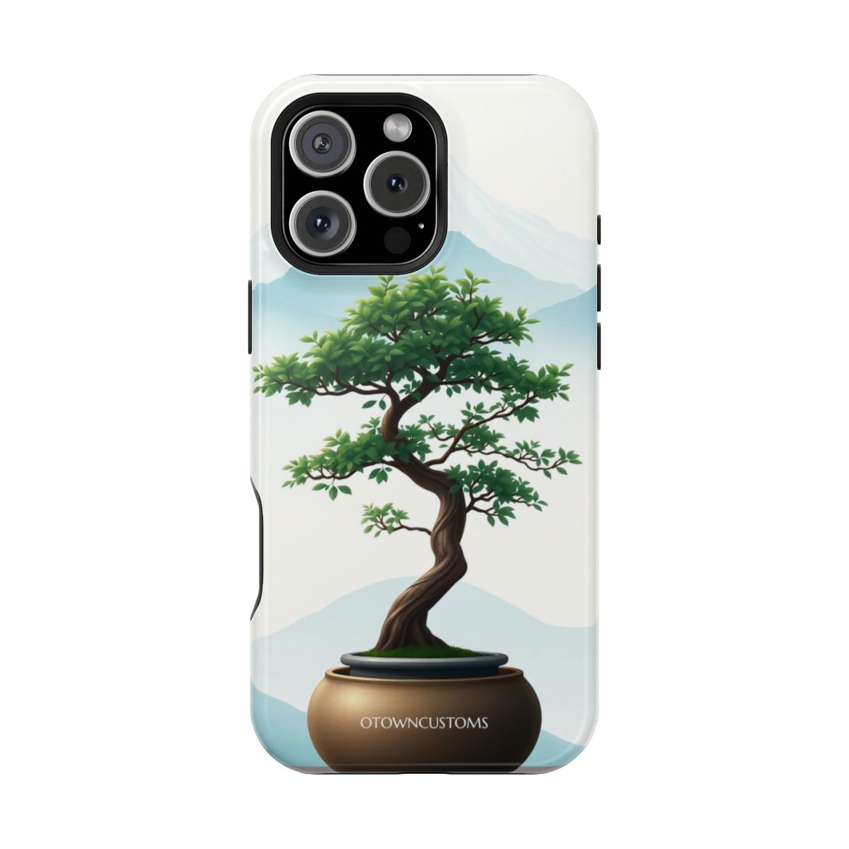 Zen Bonsai Mountain Painterly Nature