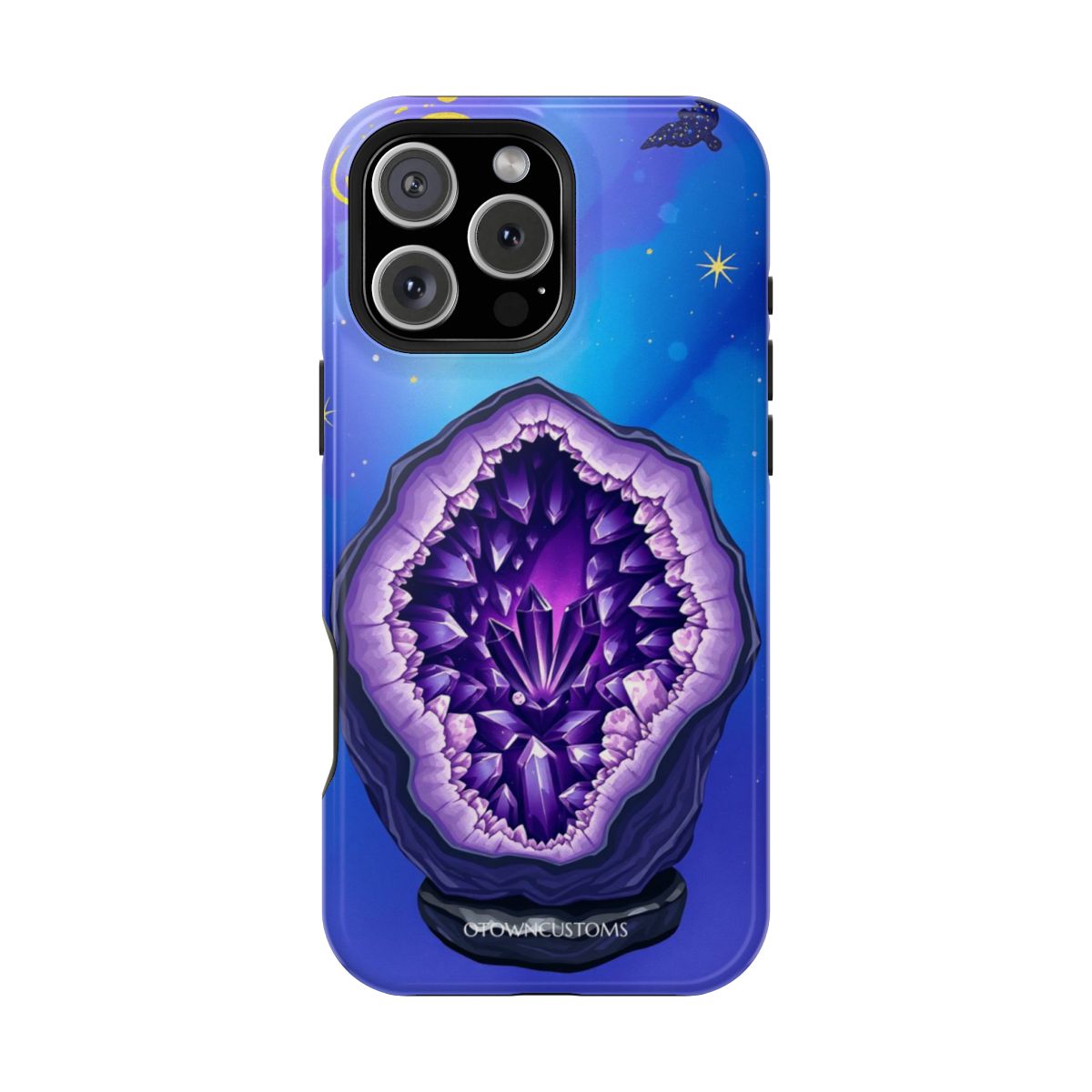 Amethyst Geode Cosmic Illustration