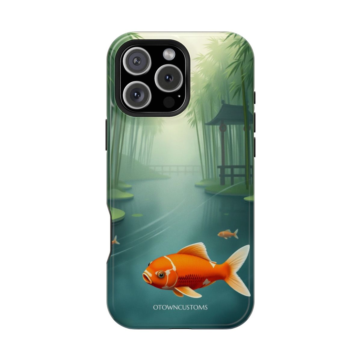 Zen Garden Koi Pond Digital Art