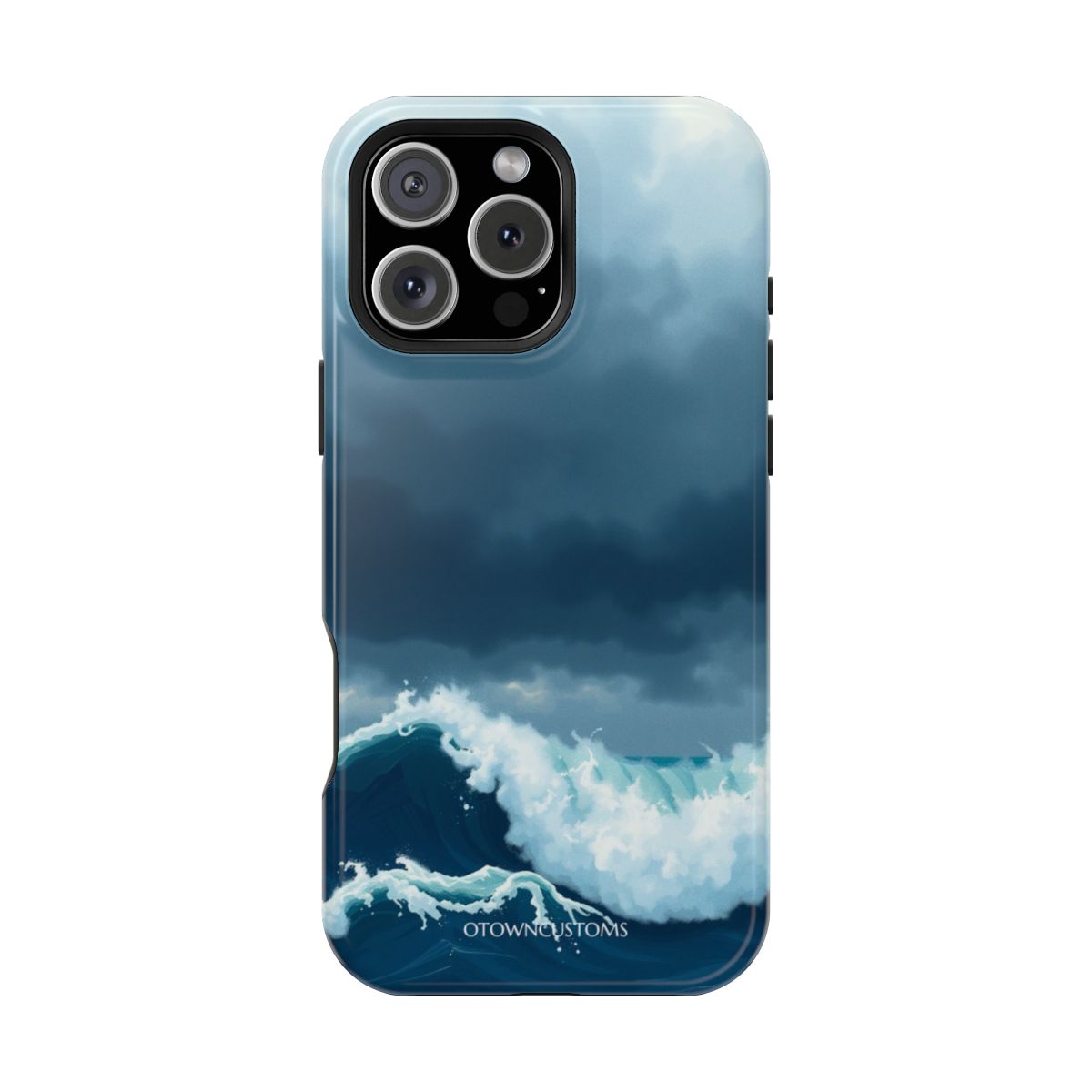 Dramatic Ocean Wave Crashing