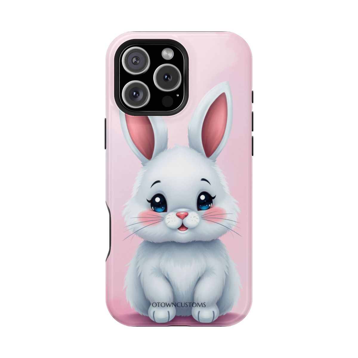Cuddly Kawaii Bunny Digital Cartoon