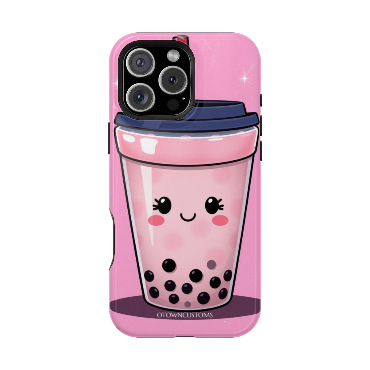 Kawaii Illustration Phone Case Cute Boba Tea For iPhone Samsung