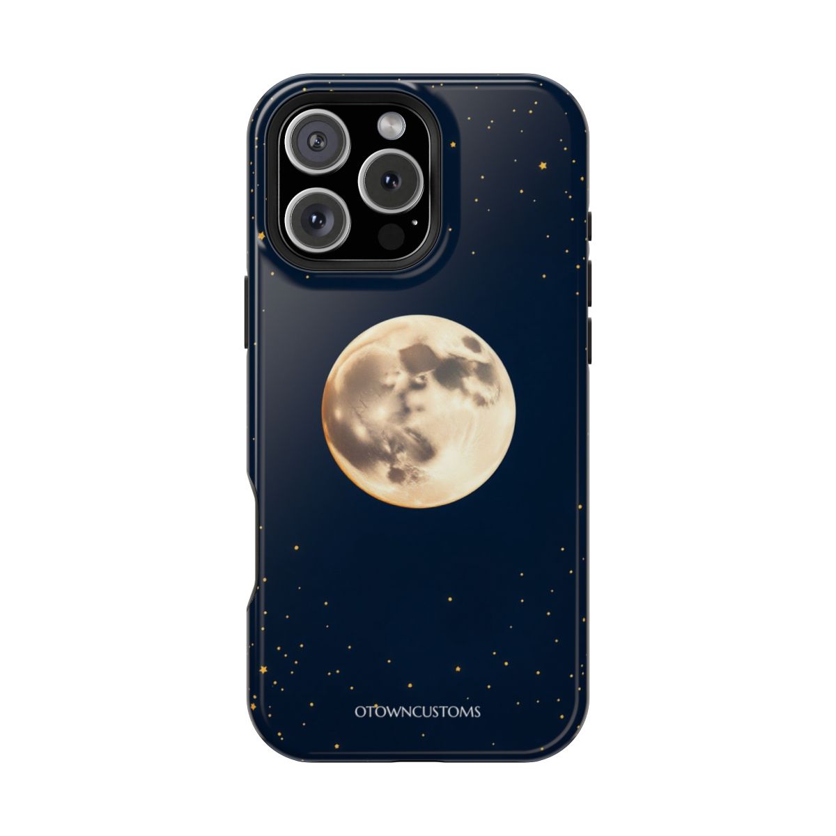 Celestial Crescent Moon Phase Stars