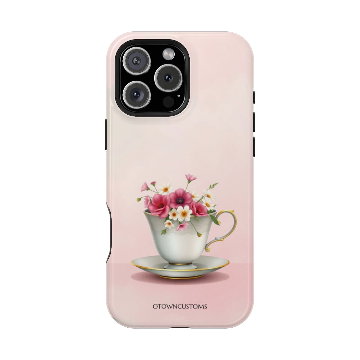 Vintage Teacup Floral Pastel
