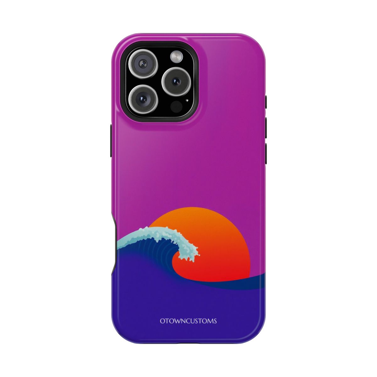 Geometric Sunset Wave Minimalist