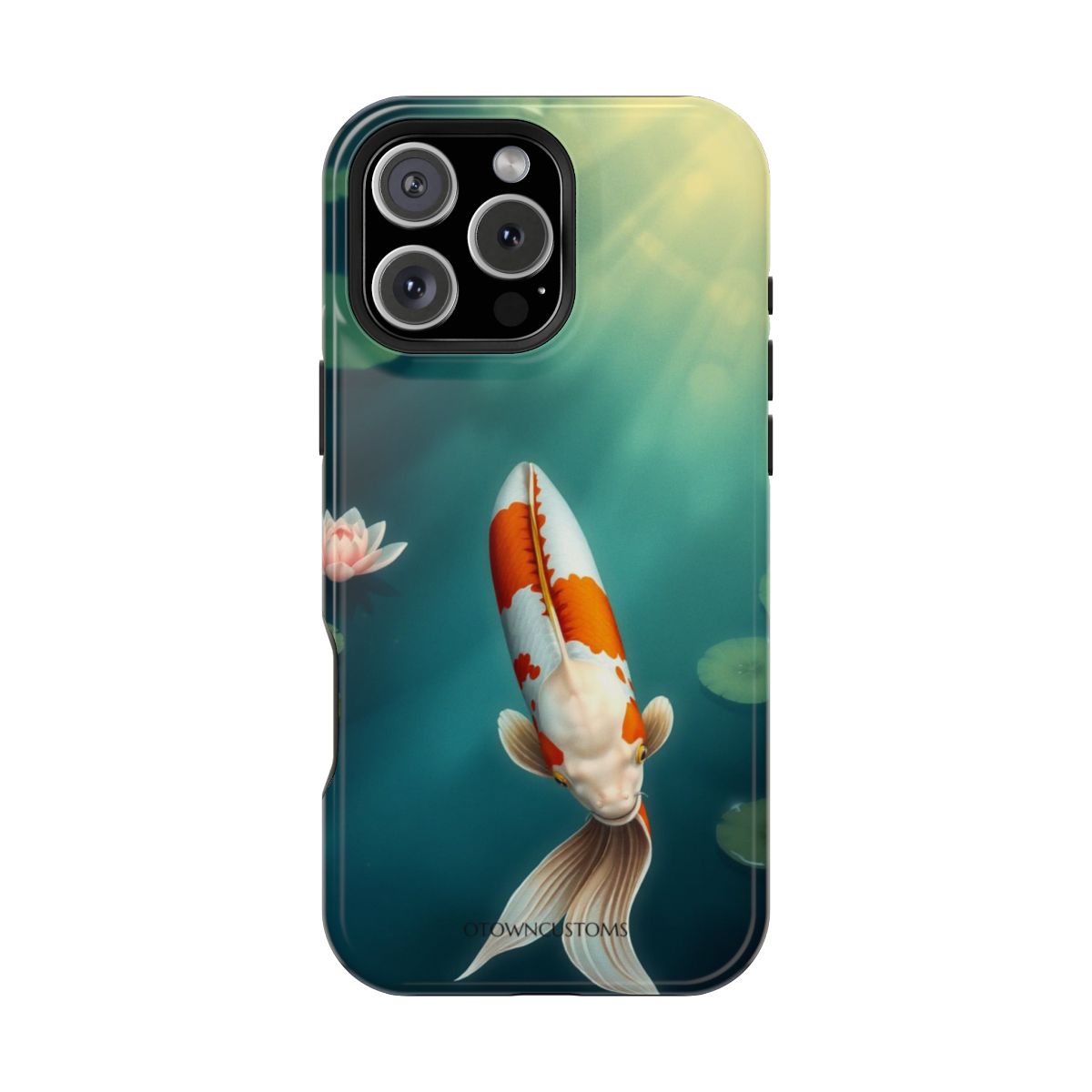 Vibrant Koi Fish Pond