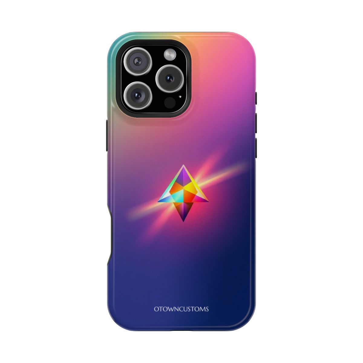 Abstract Rainbow Prism Geometric