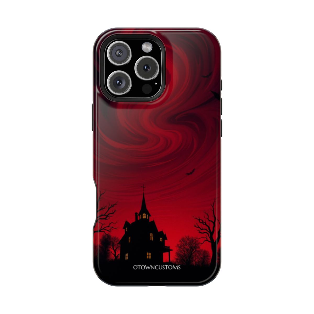 Spooky Haunted House Silhouette
