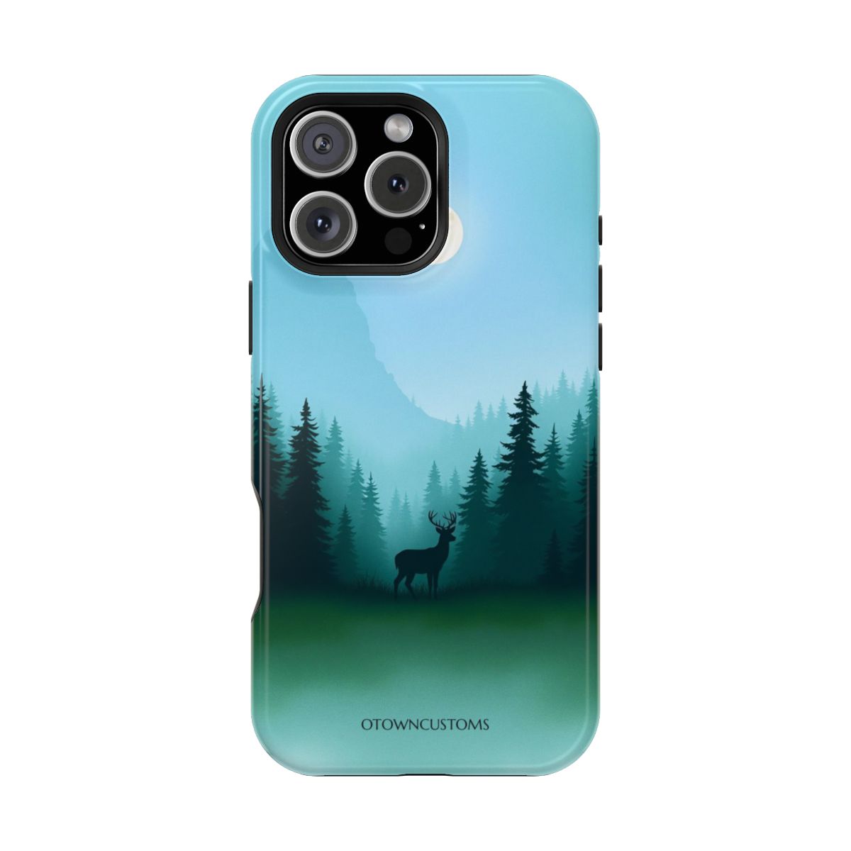Enchanted Forest Deer Silhouette