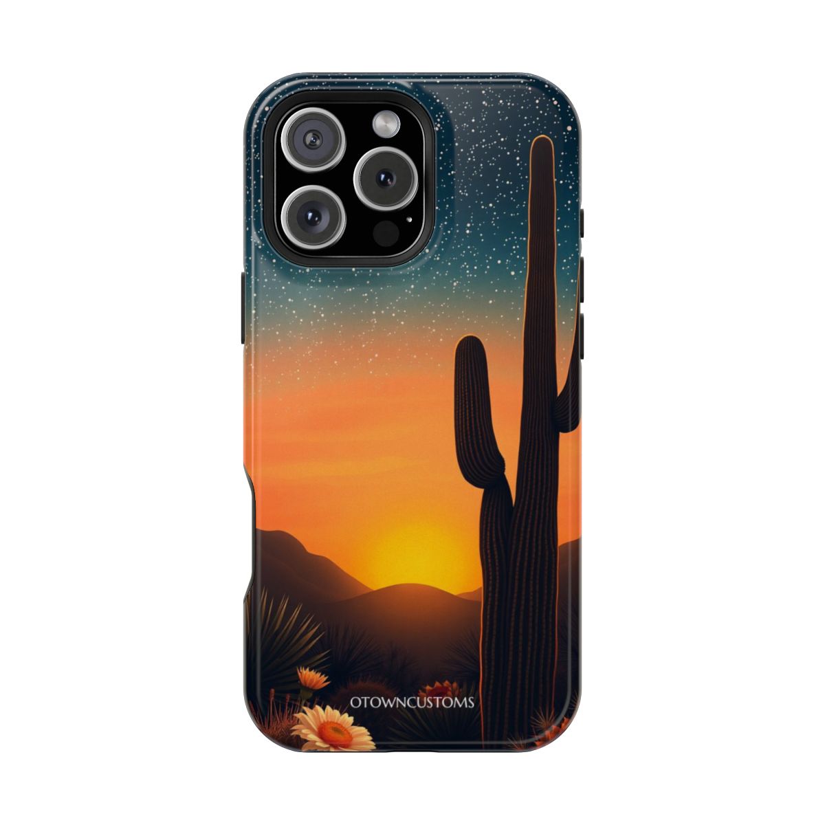 Desert Bloom Starry Sunset