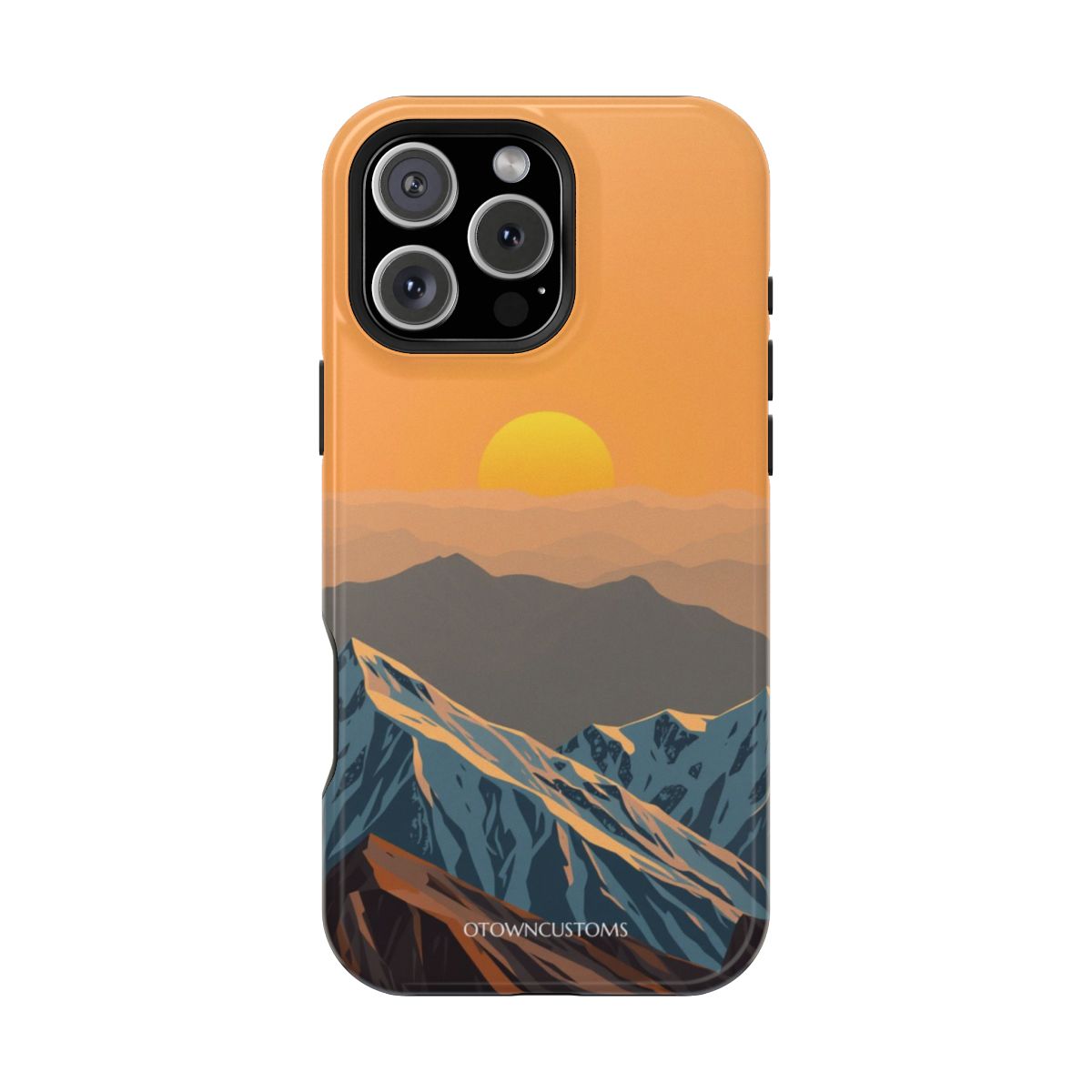 Golden Hour Mountain Sunset