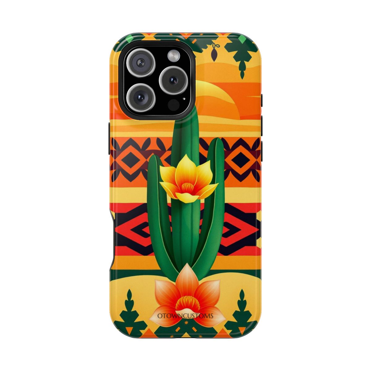 Geometric Aztec Desert Pattern