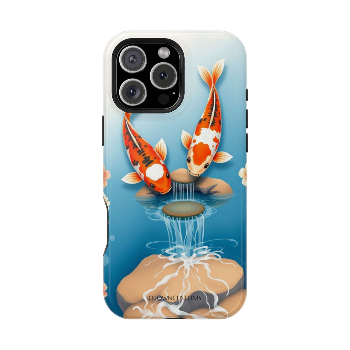 Dreamy Koi Pond Waterfall