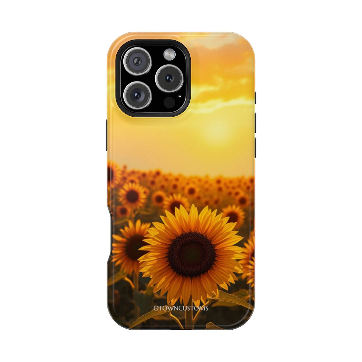 Golden Hour Sunflower Field
