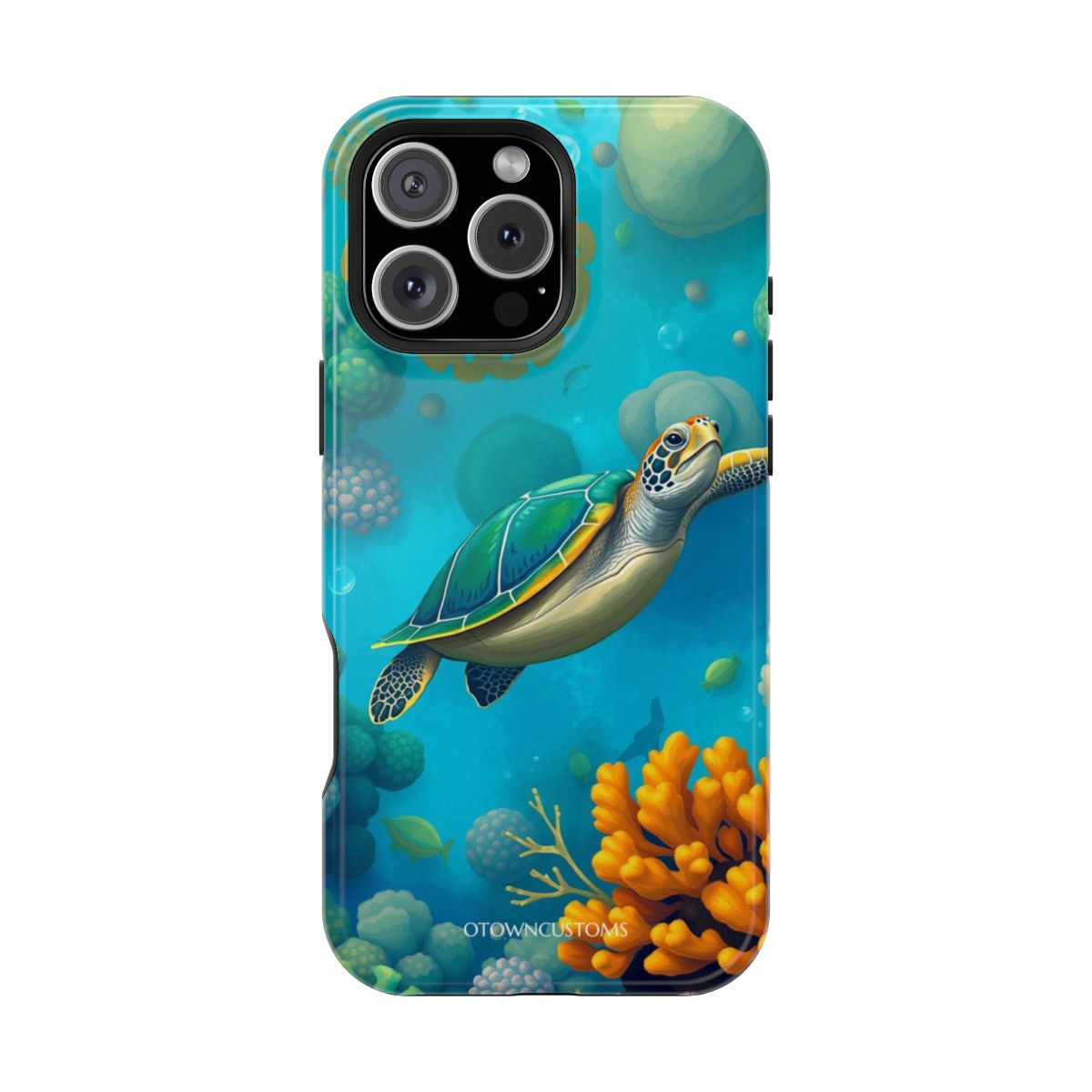 Ocean Turtle Coral Paradise Underwater