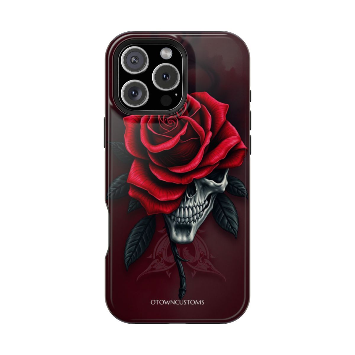 Rose Skull Gothic Elegance