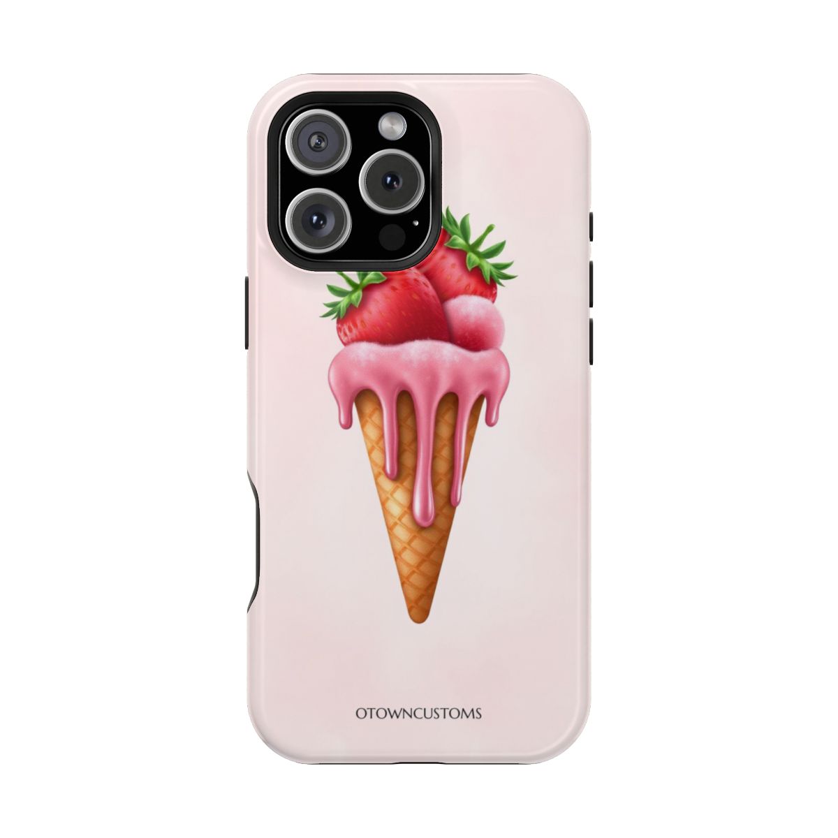 Strawberry Ice Cream Drip