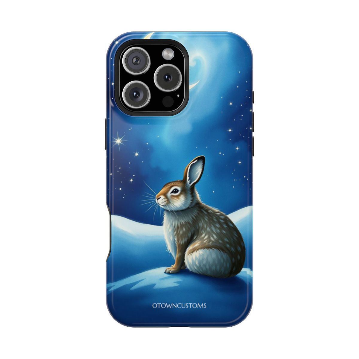 Whimsical Starry Moon Hare