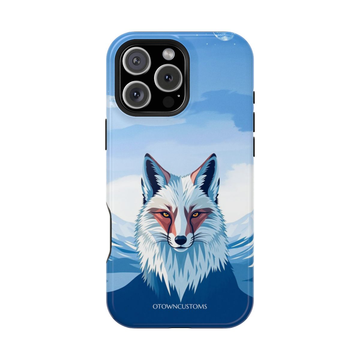 Flat Illustration Arctic Fox