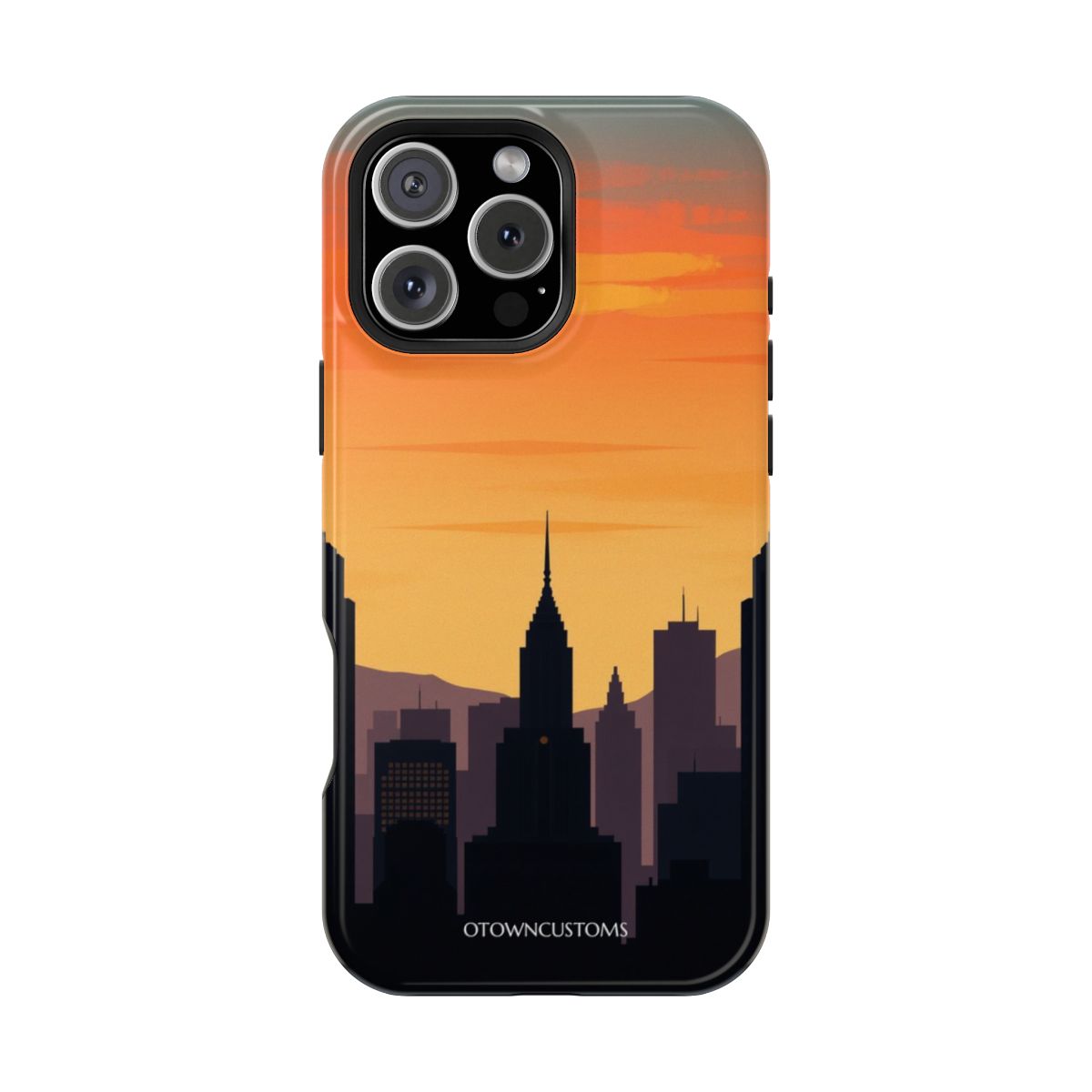 Minimalist City Skyline Art Deco