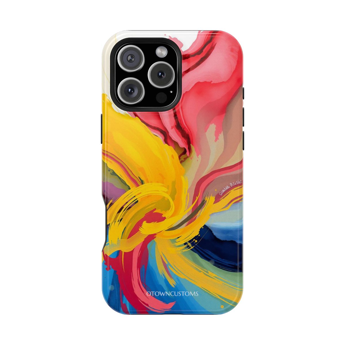 Vibrant Abstract Brushstroke Art