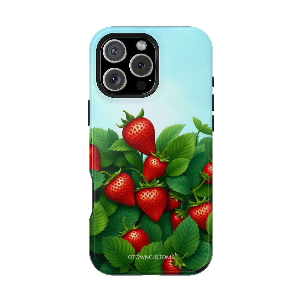 Strawberry Fields Forever Vibrant Fruit Illustration