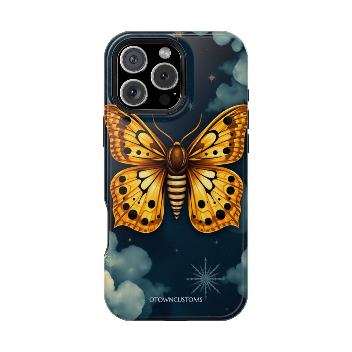 Mystic Moth Starry Night Art Nouveau