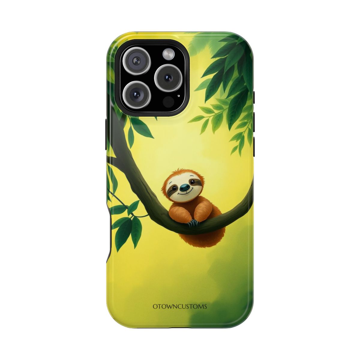 Cartoon Cuddly Sloth Jungle