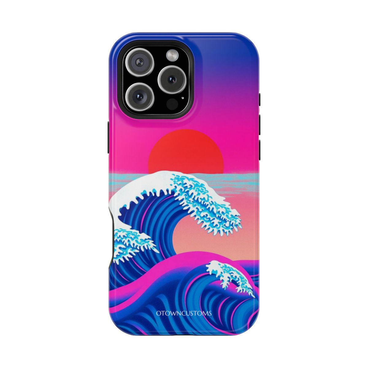 Vaporwave Ocean Waves Retro