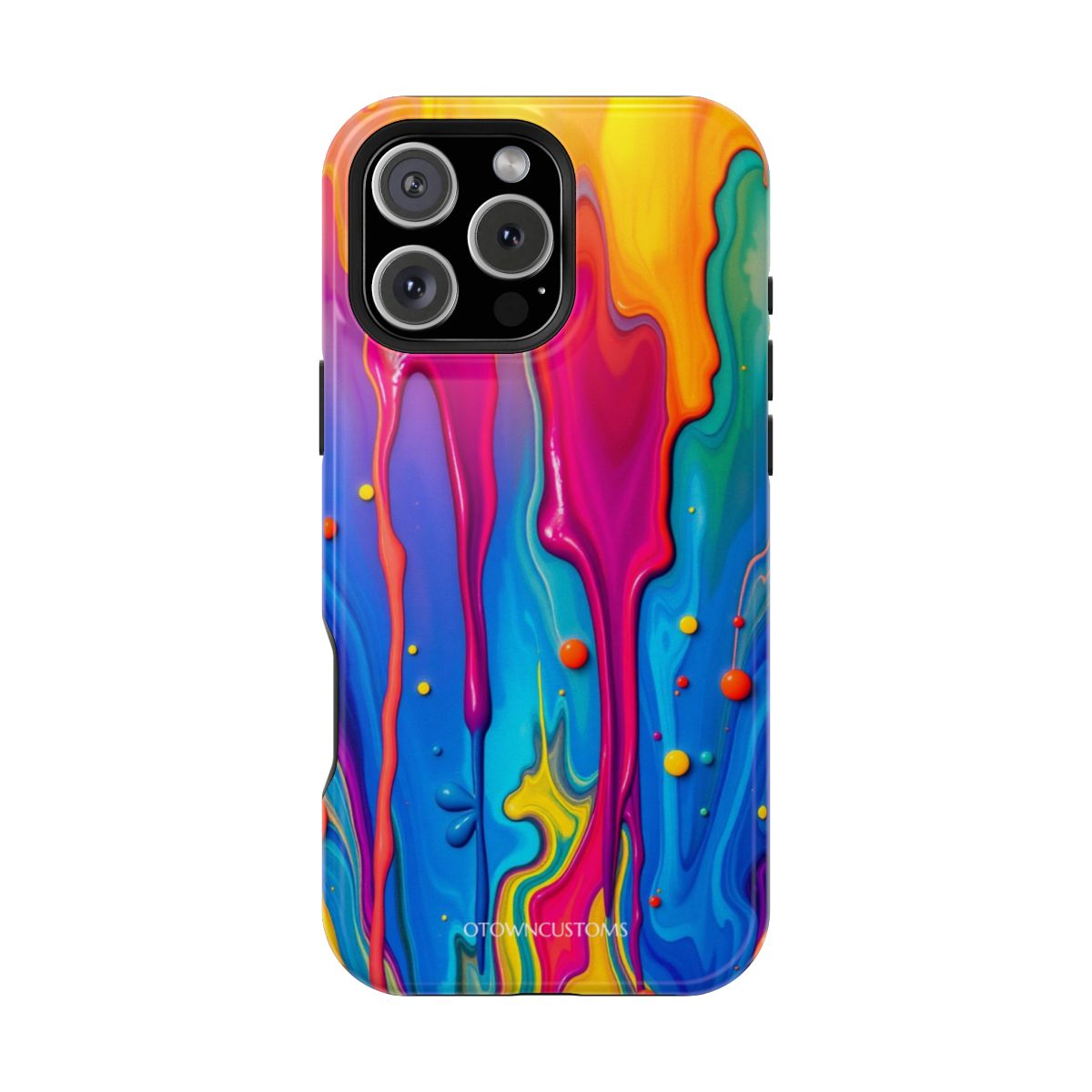 Dripping Paint Abstract Swirls Art
