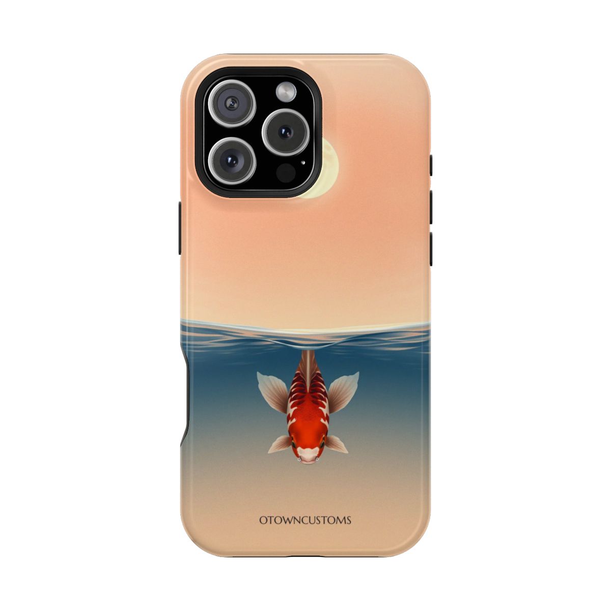 Minimalist Serene Koi Pond