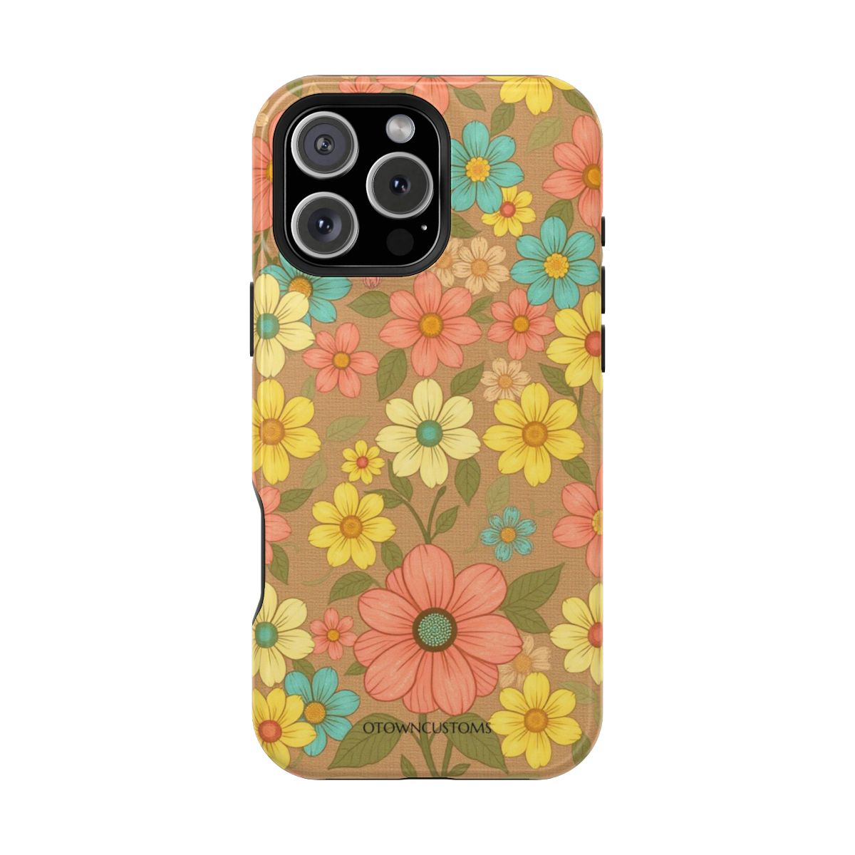 Retro Floral Pattern Vintage Wallpaper