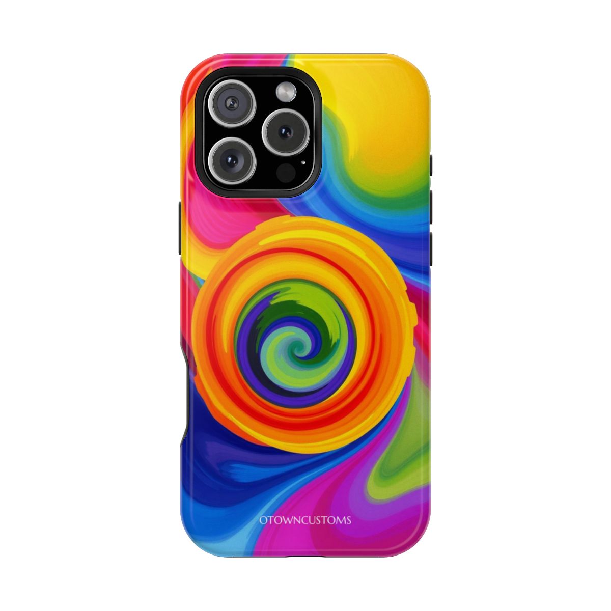 Vibrant Colorful Swirl Abstract