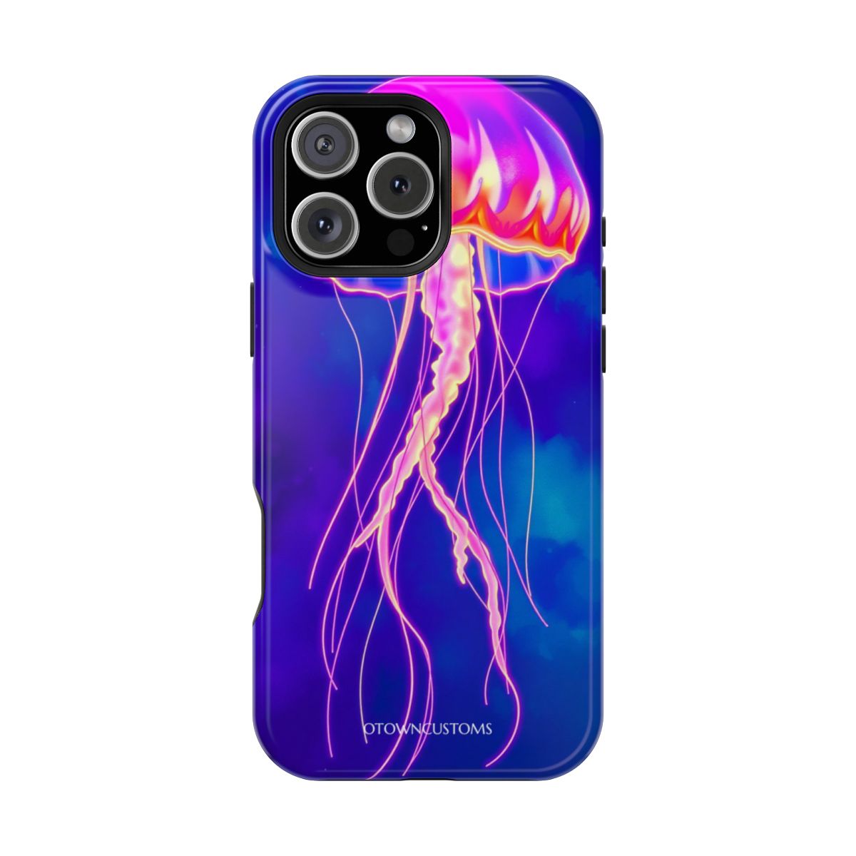 Neon Glow Cosmic Jellyfish