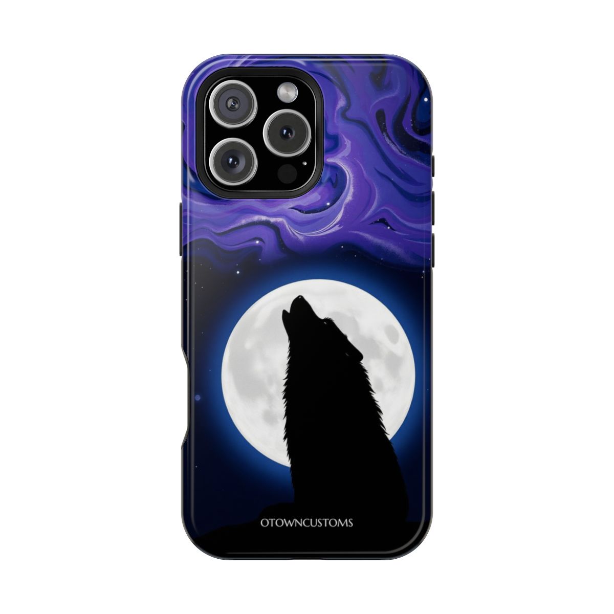 Stylized Galactic Wolf Howl
