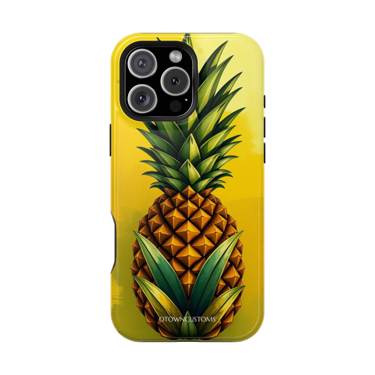 Stylized Pineapple Tropical Leaf