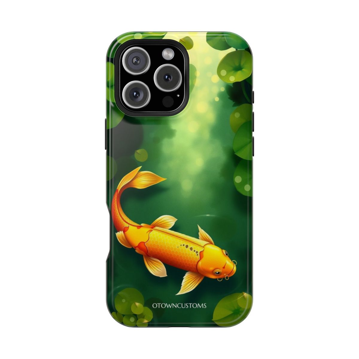 Stylized Koi Pond Nature Tranquility