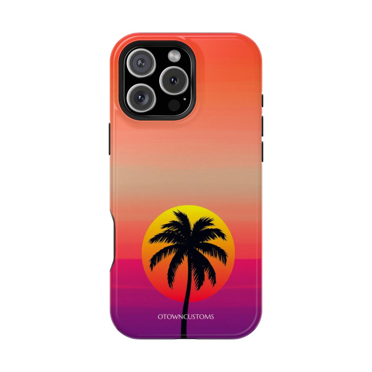 Retro Vaporware Palm Sunset