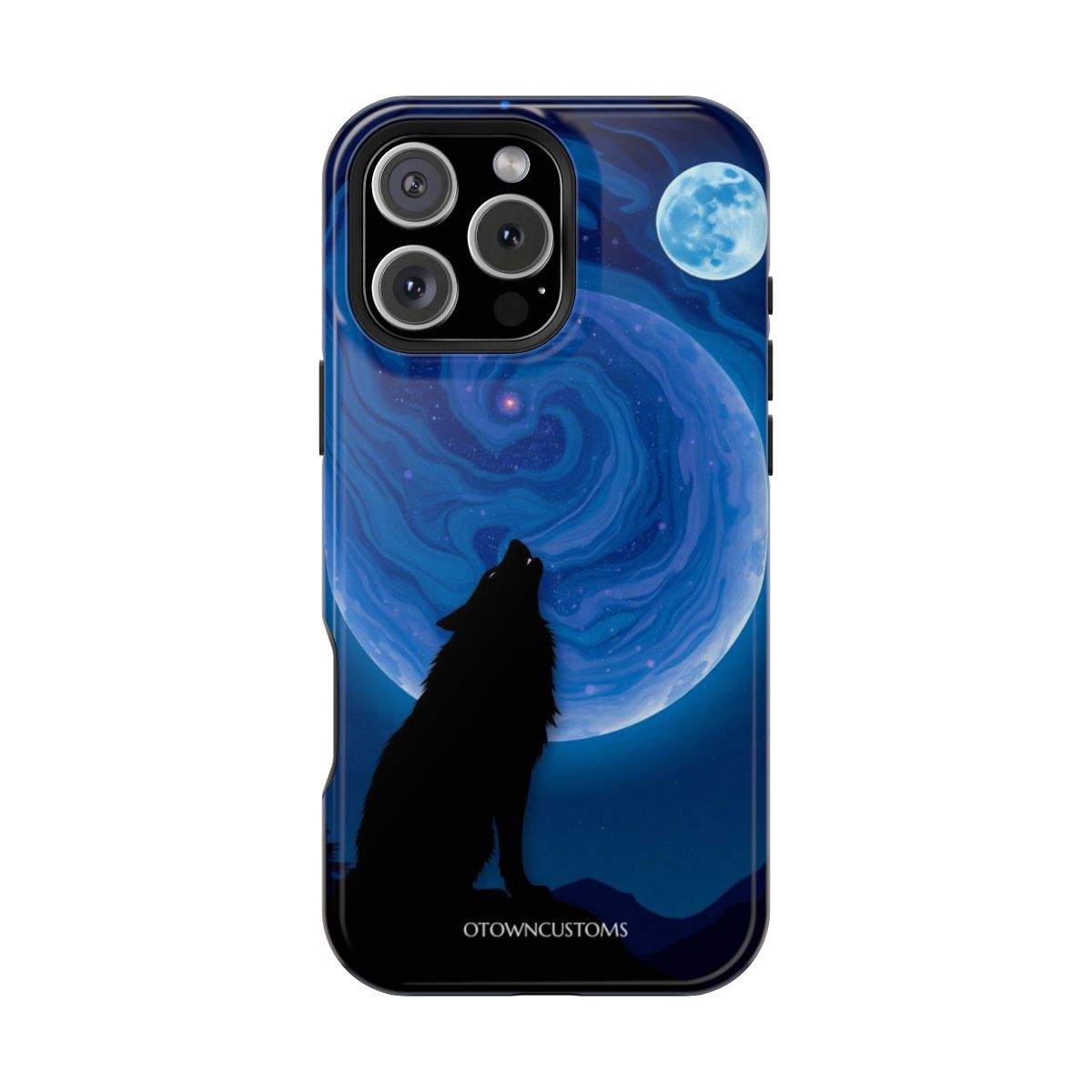 Abstract Moon Wolf Mystic